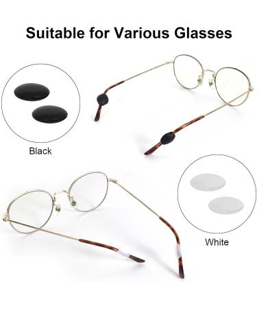 Colexy 10 Pairs Anti-Slip Silicone Ear Pads for Glasses | Soft Round Stoppers for Reading & Sports Glasses - International Shipping Available - Buy Online on GoSupps.com
