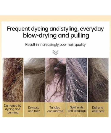 2Pcs 8 Seconds Revitalizing Hair Mask 8s Revitalizes Hot Dying Damaged Hair Mask Hair Dye Repair Mask Deep Moisture Repair Masks Intensive Repair For Damaged Hair For All Hair - Buy Online on GoSupps.com