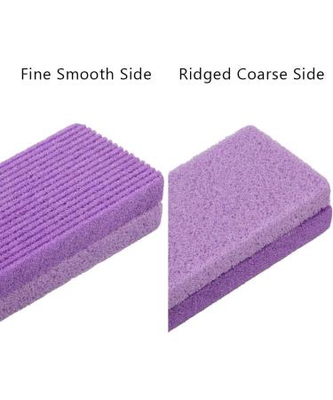 Yucool 4-Pack Foot Pumice Stone & Exfoliator Set | Callus Remover Scrubber with Stainless Steel Riper & Nail Files - Perfect Pedicure Essentials - Buy Online on GoSupps.com