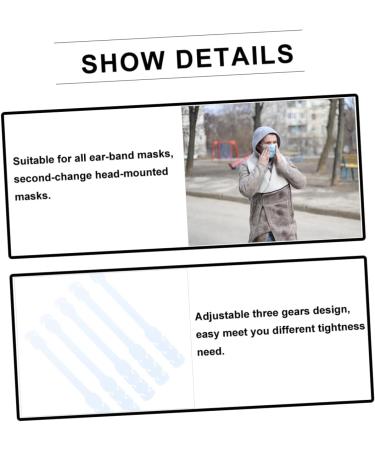 Shop FRCOLOR 10 PCS Adjustable Mask Accessories - Earmask Hooks Strap Buckles & Ear Protection for Silicone Masks - Buy Online on GoSupps.com