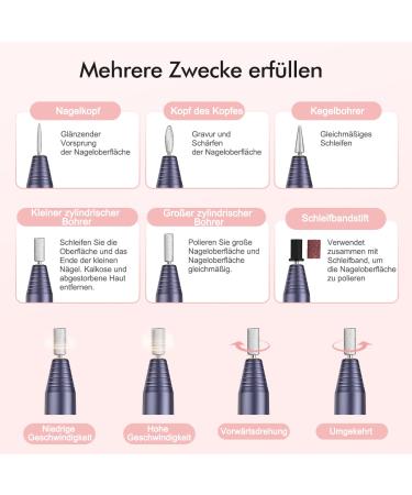 Weyi Nail Miller - Professional Electric Nail File for Gel & Acrylic Nails | 20 000 RPM USB 11-in-1 Manicure-Pedicure Set Gray | International Shipping Available - Buy Online on GoSupps.com