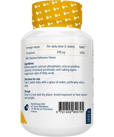 OPTIGURA - Chromium Picolinate - Ultra Dosed Chrome Formula - 90 Tablets - Buy Online on GoSupps.com