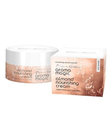 Aroma Magic Almond Nourishing Cream - Anti-Aging Moisturizer | Reduces Fine Lines & Wrinkles | Restores Vitality - 1.76 Oz/50g - Buy Online on GoSupps.com