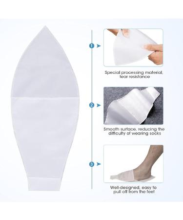 4-Piece Sock Extension Aid for Compression Stockings - Open Toe Design for Seniors & Pregnant Women - Buy Online on GoSupps.com