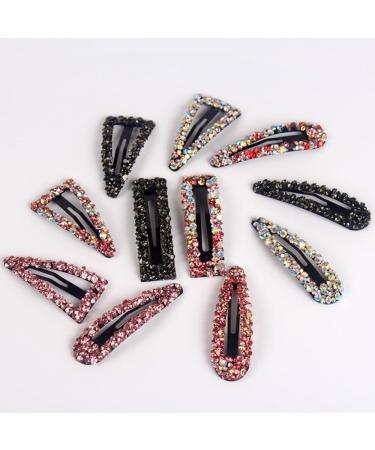 1 Piece Women's Hair Clip Triangle Shape Hair Clips Rhinestone Hair Pin Hair Clips Headgear Non-Slip Hair Clips Hair Accessories for Women Girls Birthday Party Banquet Colourful B 1 Colourful B - Buy Online on GoSupps.com