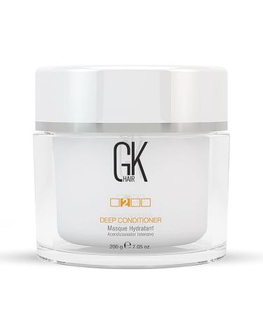GK HAIR Global Keratin Deep Conditioner Masque (7.05 Fl Oz/200 g) Intense Hydrating Repair Treatment Mask for Dry Damaged Color Treated Frizzy Hair Restoration Formula with JOJOBA Seed Oils Pack of 1 - 7.05 Fl Oz