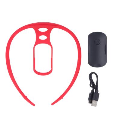 Garosa Posture Corrector Trainer Portable Smart Vibration Reminder Posture Corrector Back Brace for Women Men and Kids (Red)