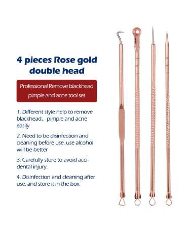 Acne Needles Set - 4Pcs Stainless Steel Blackhead & Blemish Removal Tools | Effective Pimple Solutions - Buy Online on GoSupps.com