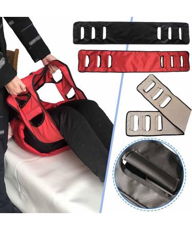 Transfer Belt Sit to Stand Lift Sling Back Lifting Traction Belt Pull Strap for Elderly Disabled & Bedridden Patients Help Getting Pull Up Sit to Stand Walking Aids Transfer Gait Belt One Size Beige - Buy Online on GoSupps.com