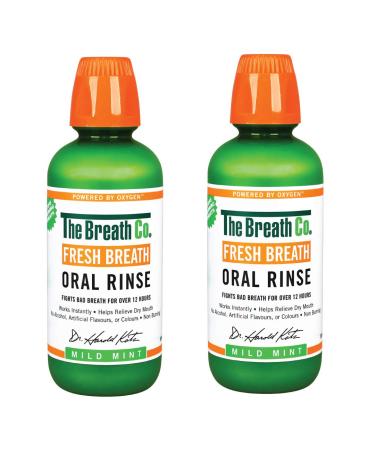 The Breath Co. The Breath Co Fresh Breath Mouth Rinse Mild Mint 500ml (2 Pack) 1kg