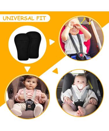2Pcs AOMIG Baby Crotch Cover & Seat Belt Cushion Set | Universal Car Seat Protector for Pushchair & Stroller - Buy Online on GoSupps.com
