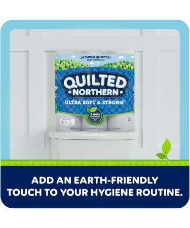 Quilted Northern Ultra Soft & Strong Toilet Paper - 12 Mega Rolls (48 Regular Rolls) - Buy Online on GoSupps.com