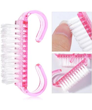 Set of 6 Nail Cleaning Brushes with Handles Nail Tools Supplies Brushes Dust Brushes Nail Cleaning Small Hair Brushes Nail Brushes - Buy Online on GoSupps.com