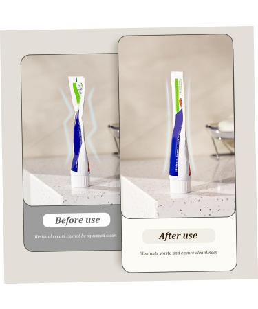 Toothpaste Squeezer Roller 2Pcs Plastic Toothpaste Tube Squeezer Toothpaste Dispenser Toothpaste Tube Squeezer with Rotatable Handle Toothpaste Seat Holder Stand Puts an End to Waste - Buy Online on GoSupps.com