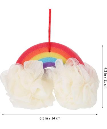 Buy Beaupretty Rainbow Loufa Puff Scrubber - Kids Bath Ball & Infants Shower Sponge | Soft & Colorful Bath Accessories for Newborns - Buy Online on GoSupps.com