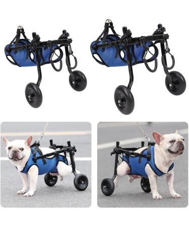 Disability Dog Wheelchair Small Pet Back Leg Wheelchair Adjustable Lightweight Dog Wheelchair Dog Mobility Aid Trolley with Wheels Rehabilitation of The Back Legs of The Dog X-Small - Buy Online on GoSupps.com