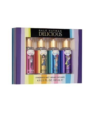 Gale Hayman DELICIOUS 4 Piece Fragrance Mist Set - 4 x 2.fl oz / 60 ml - Buy Online on GoSupps.com