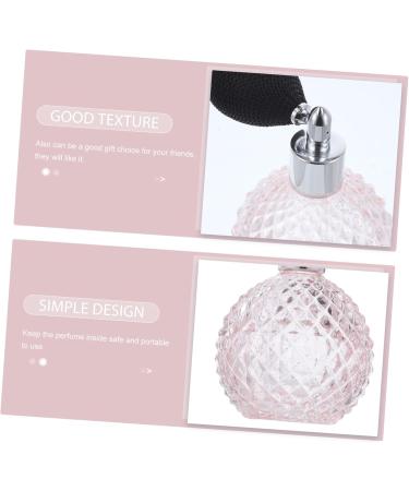 Ipetboom 1 Set Perfume Bottle Spray Valentines Day Gift Perfume Dispenser Bottle Fancy Light Bulbs Small Perfume Rechargeable Vintage Crystal Glass Filling Travel Essential Oil Bottle Pink 273G24801O 6x6cm Pink - Buy Online on GoSupps.com