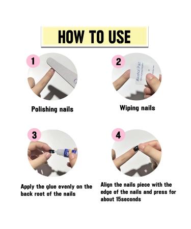 Buy IMSOHOT Medium Press on Nails - French Coffin Style Purple Glitter Full Cover Ballerina Acrylic Nails (24pcs) | Glossy & Easy to Apply for Women - International Shipping Available - Buy Online on GoSupps.com