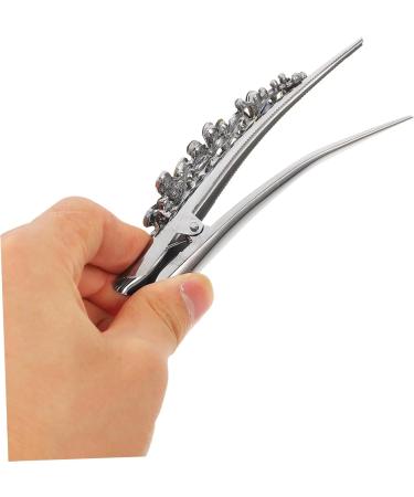 Mobestech Duckbill Clip Rhinestone Alligator Hair Clip Studded Hairpin Hair Clip Metal Bobby Pin Hair Barrette Headwear Hair Accessory for Women Girls Hair Styling (Colorful) - Buy Online on GoSupps.com