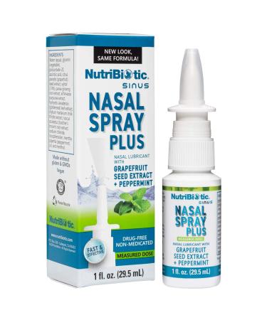 NutriBiotic Nasal Spray Plus with Grapefruit Seed Extract 1 fl oz (29.5 ml)