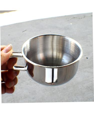Premium 5-Hour Stainless Steel Shaving Bowl Cup - Ideal for Foam & Soap | International Shipping - Buy Online on GoSupps.com