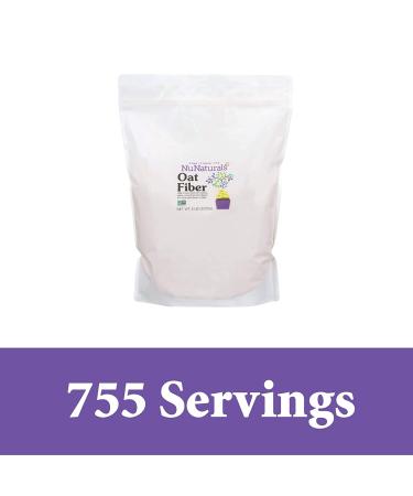 NuNaturals Non-GMO Certified All Natural Oat Fiber - 5 lbs Pack of 1 - Buy Online on GoSupps.com