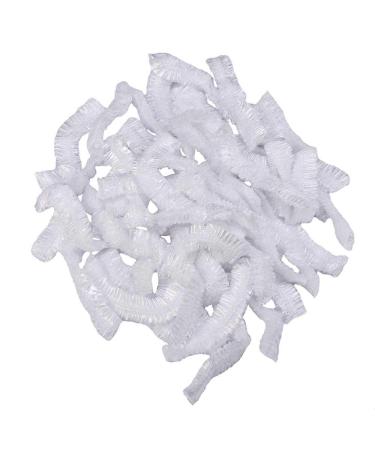 PandaSpa Disposable Shower Caps - Pack of 100 Clear Plastic Hair Care Caps - Buy Online on GoSupps.com