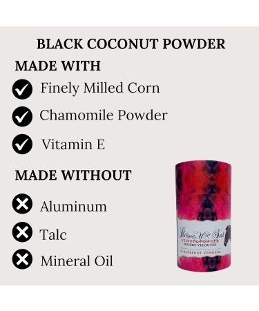 Black Coconut Velvety Powder - 30 Grams/1 Ounces - Buy Online on GoSupps.com