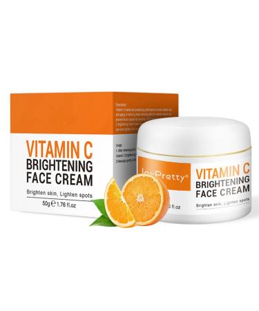 Vitamin C Cream For Face 20% Vitamin C Face Cream Reduces Fine Lines & Wrinkles Vitamin C Face moisturizer Instant Moisturizing Soft Smooth & Radiant 1.76 oz