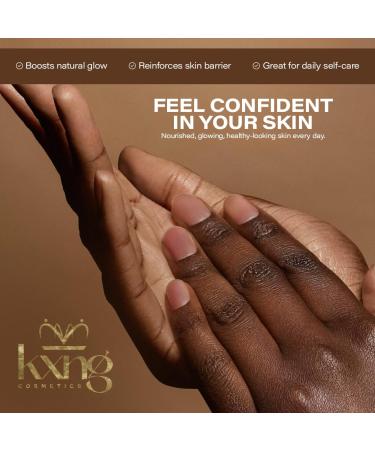KXNG Cosmetics Organic Shea Body Butter Cream 4oz | Mens Body Butter for Black Men & Women with Shea Cocoa Mango & Coconut Oil | Moisturizing Cream for Hands Feet & Skin Zaddy - Buy Online on GoSupps.com