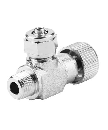 PSOP CO2 controller valve precise CO2 valve needle valve adjustable CO2 controller valve aquarium co2 bladder meter DIY diffuser accessories for aquarium fish tank (#1)