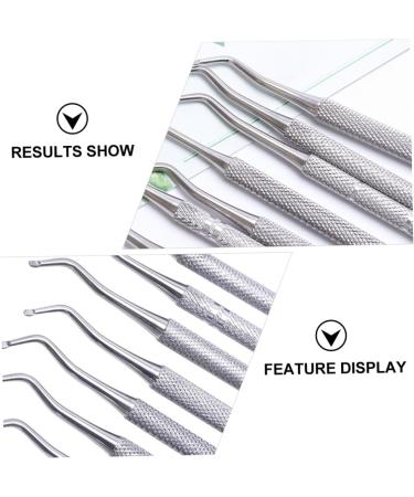 FRCOLOR 1 Set Manicure tools precision reverse cuticle shaper cuticle trimmer cuticle spoon curved fine tip cuticle remover putter grips Cuticle Pusher pedicure slicer Stainless steel - Buy Online on GoSupps.com
