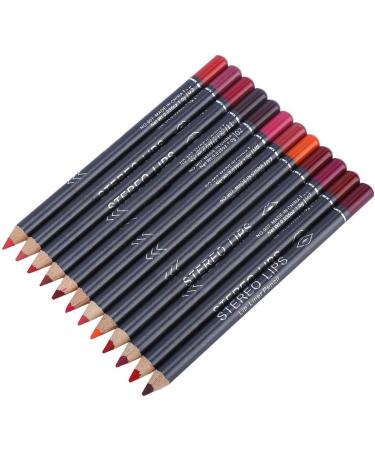 12 Colors Lip Liners Pencil Set Mattee Waterproof Lip Liner Pencil Lipstick Pen Long-lasting Comestic Tool Long Lasting Makeup Lip Liners - Buy Online on GoSupps.com