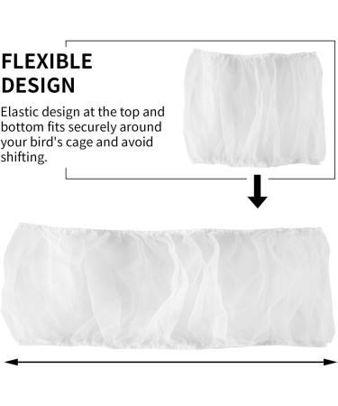 Shop Providethebest Mesh Receptor Seed Guard for Birds - Easy-Clean Parrot Cage Shade Cover - Buy Online on GoSupps.com