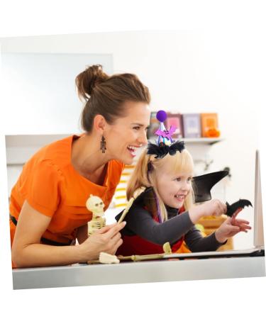 Angoily 1pc Halloween Lighted Hair Clips Toddler Hair Barrettes Halloween Hair Barrette Womens Hair Accessories Prom Hair Accessories Headwear for Women Miss Lace Cosplay Ribbon - Buy Online on GoSupps.com