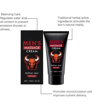  YNPQTDS Men's Face Cream - 50g Firming Massage Lotion | Non-Greasy Skin Repair Moisturizer | For Daily Use Travel Dry Oil Winter Hydration Repair and More - Buy Online on GoSupps.com