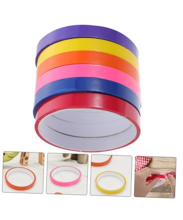 SHINEOFI 6 Rolls Sticky Ball Tape Gift Plastic Dedicated 2000X1.2CM Assorted Color - Buy Online on GoSupps.com