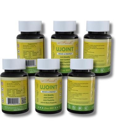 UJoint Move & Energy Joint Flexibility and Mobility Dietary Supplements, 30 Day Supply, 60 Capsules (1) - Buy Online on GoSupps.com