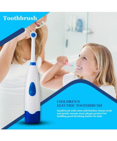 5-Set Rotating Electric Toothbrush for Kids - Battery-Operated 4 Interchangeable Heads Multicolored Oral Hygiene Solution for Toddlers & Babies - Buy Online on GoSupps.com