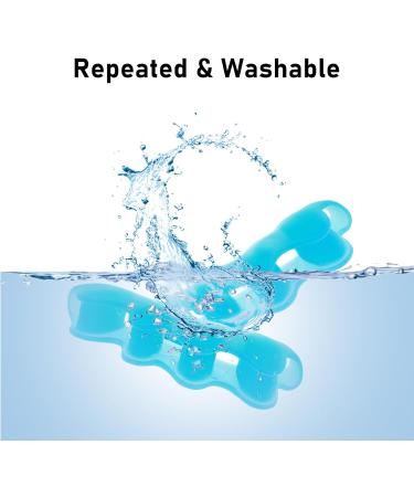 WLLHYF Gel Toe Separator & Spacers Pedicure Kit for Bunion & Hammer Toe Corrector - Blue - Buy Online on GoSupps.com