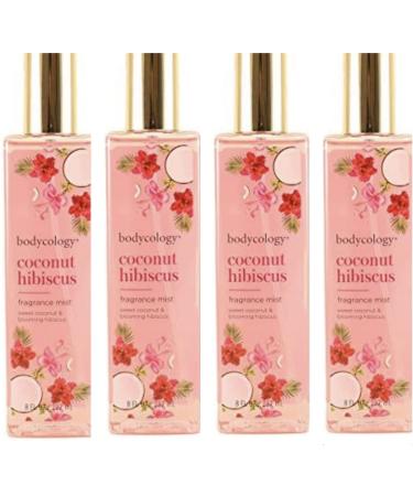 Coconut Hibiscus Fragrance Mist for Women 8 Ounce 240 ml / 8 Ounce (Pack of 4) - Buy Online on GoSupps.com