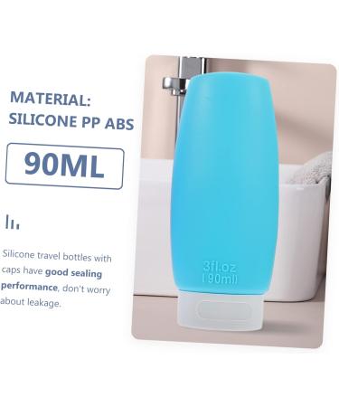 Beavorty Travel Lotion Bottle 4pcs Bottled Shampoo Travel Silicone Toiletries Bottle - Buy Online on GoSupps.com