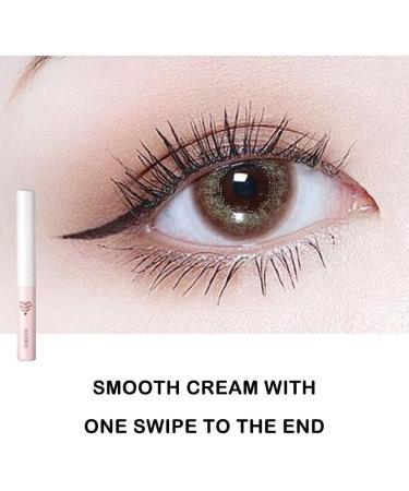 Mascara with Small Brush Head Waterproof and Long-Lasting Slender and Curly No Smudge Lengthened Thickened Fine Comb Type for Womenf 1.5g Brown - Buy Online on GoSupps.com