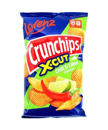 Crunchips Xcut Chilli & Lime 75g-Food