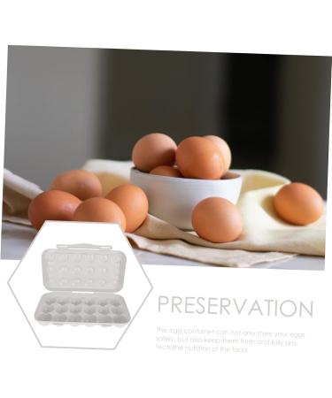 Zerodeko Egg Storage Box Drawers Food Tray Dispenser Egg Cartons Plastic Egg Holder Dog Duck Eggs re-usable - Buy Online on GoSupps.com