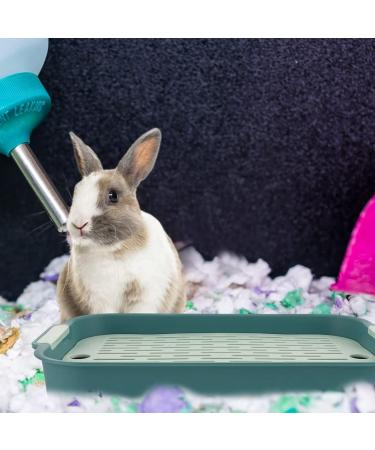 GREENADSCAPE 2pcs Box Rabbit Toilet Rat Cage Bunny Trainer Toilet Small Pets Toilet Bunny Litter Toilet Pp 27.00X18.80X4.00CM As Shown 1 - Buy Online on GoSupps.com