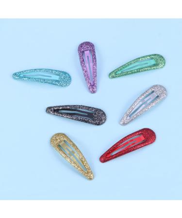Frcolor 50 Pieces Glitter Snap Hair Clips for Girls & Toddlers - Mixed Colors | High-Quality International Shipping - Buy Online on GoSupps.com