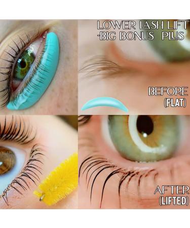 Lash Lift Rods & Green Eyelash Perm Pads | Mega L Curl Lash Lamination Shields - 100 Applications 6 Sizes for Perfect Curl - Buy Online on GoSupps.com
