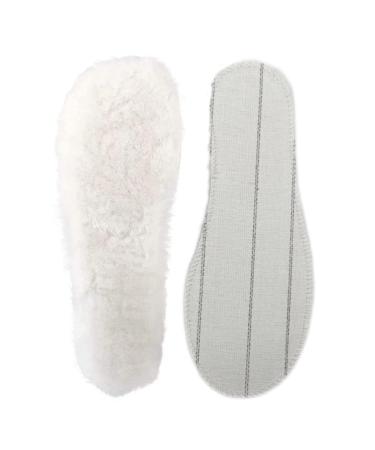 MaxW Men 12 Wool Insoles Winter Soft Warm Sheepskin Inserts Replacement for Shoes Boots Sneaker Wellies Slippers 1 Pair Men 12 1 Pack - Buy Online on GoSupps.com